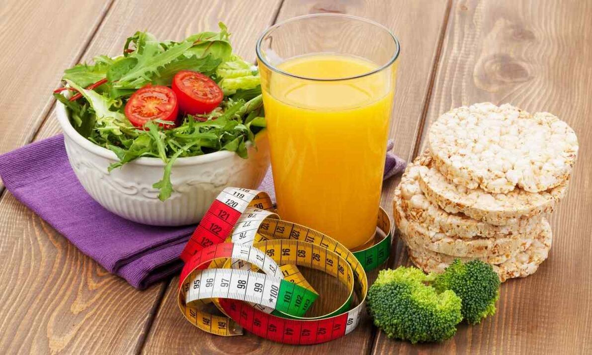 Roti sayur dan jus untuk penurunan berat badan selama sebulan